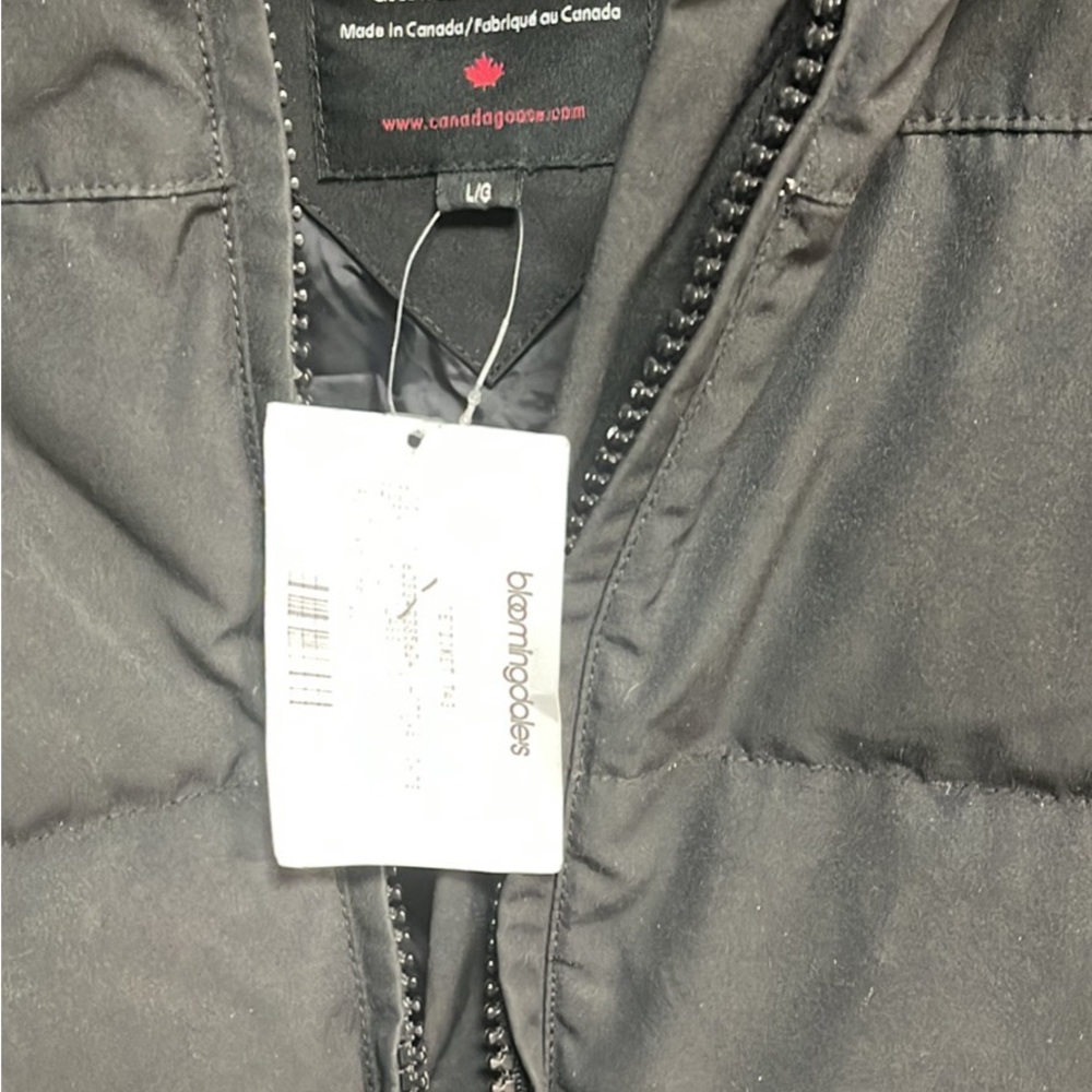 Prw Loved Authentic CANADA GOOSE parka Black Large - Picture 3 of 11